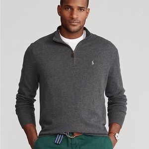 Polo Ralph Lauren Estate-Rib Quarter-Zip Pullover